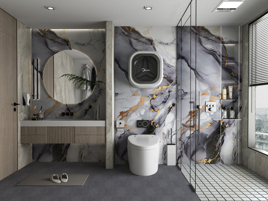 PVC Marble Sheet NewGen Depot Blue Mist Marble