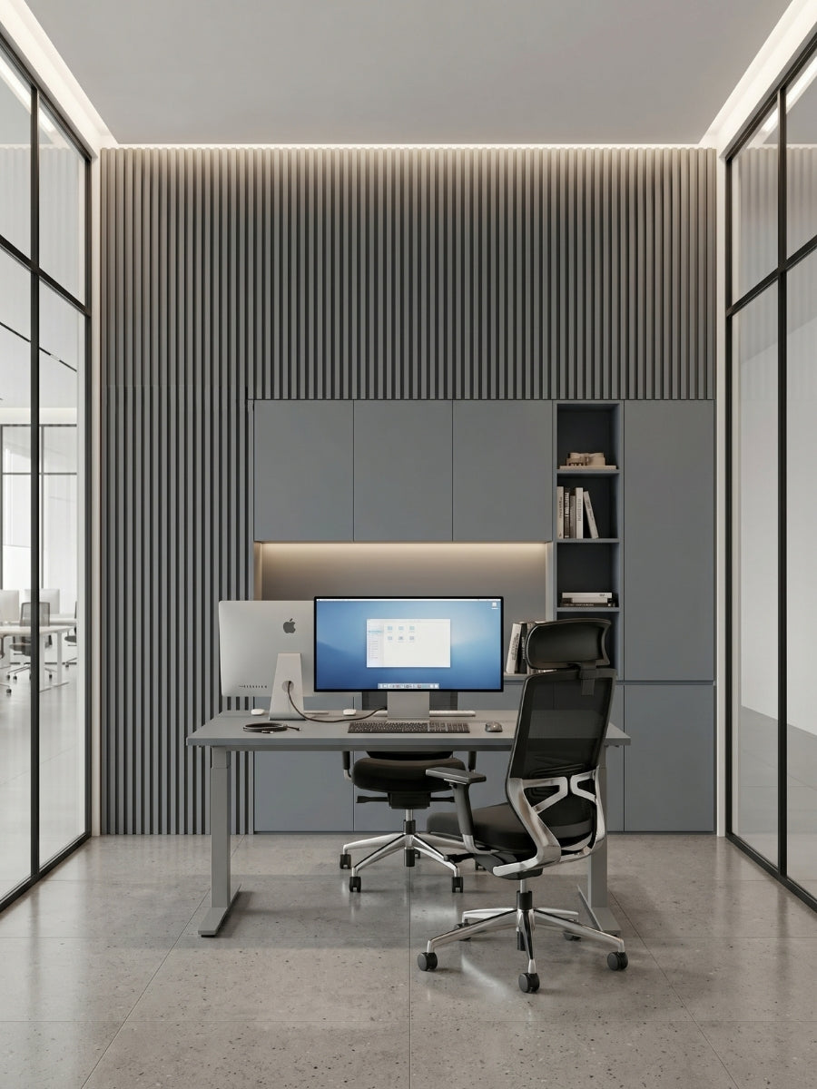 Acoustic Metallic WPC Wall Panels for Professional Conference Areas