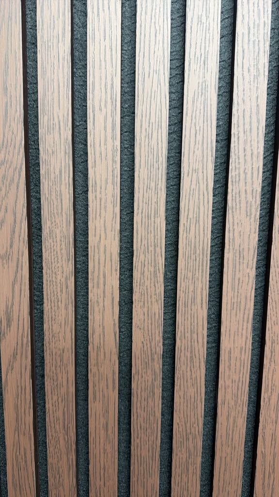 Wenge Acoustic Wood Slat Wall Panel | 3-Sided Veneer – NewGen Depot