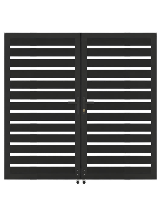 Aluminum Premium Fence Gate 6x6 – Modern, Heavy Duty, Semi Privacy
