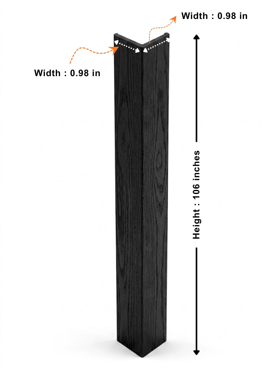 Blackwood WPC Fluted 3D Wall Panels | 48 Sq. Ft. – NewGen Depot