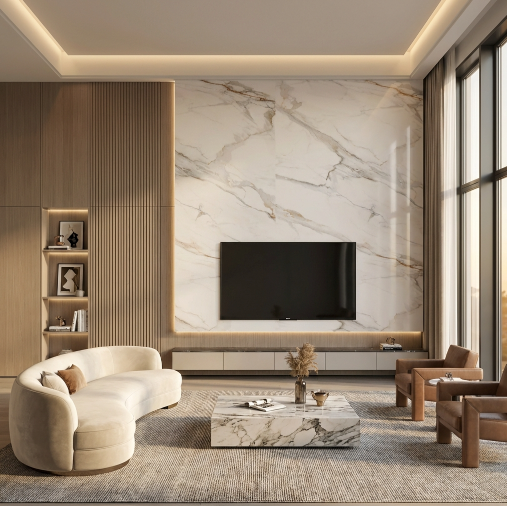 continuous pattern luxury wall panels