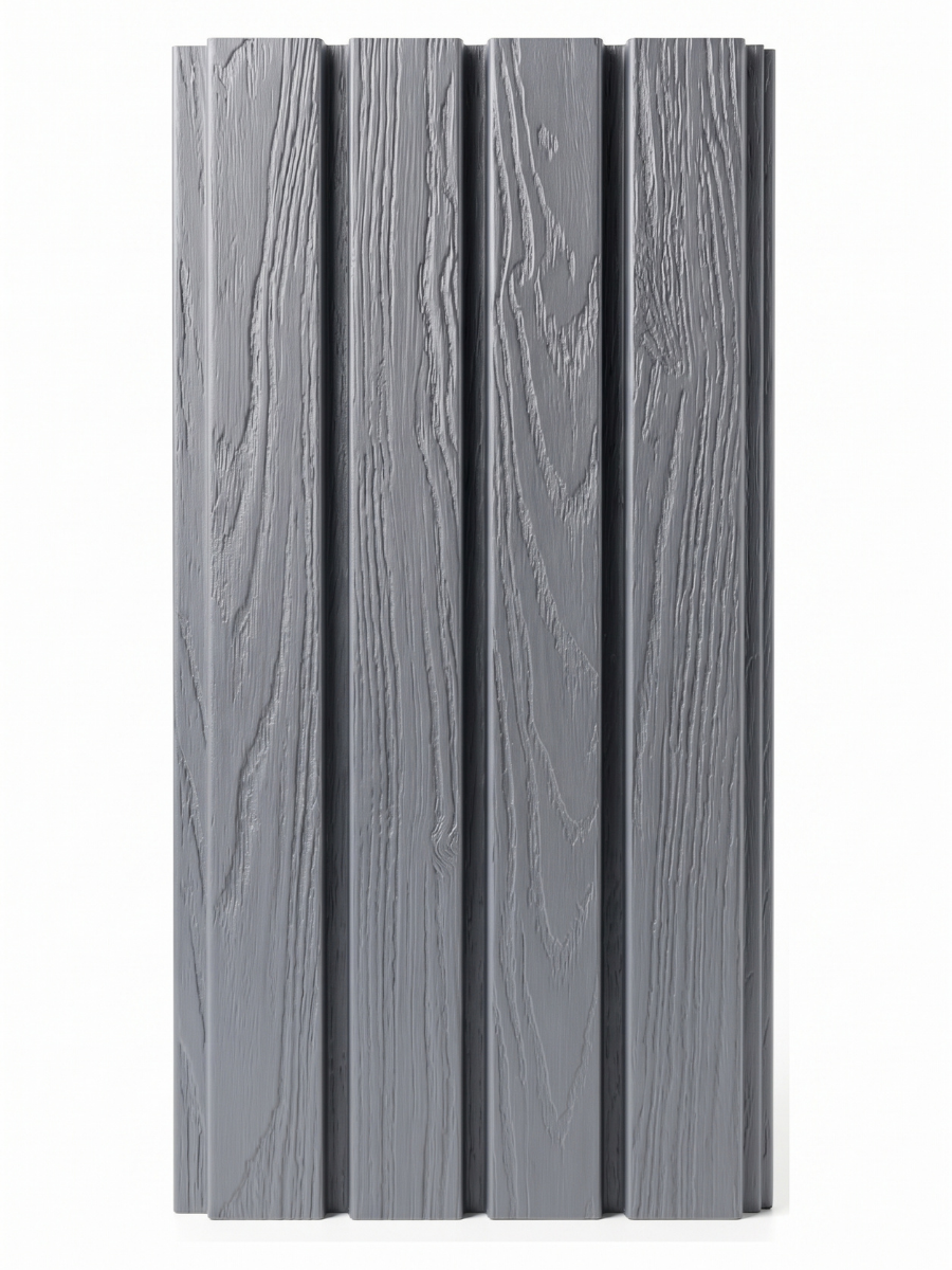 Modern light gray composite wall cladding for exterior siding