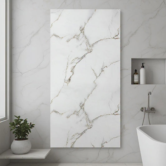PVC Marble Sheet Bathroom Design