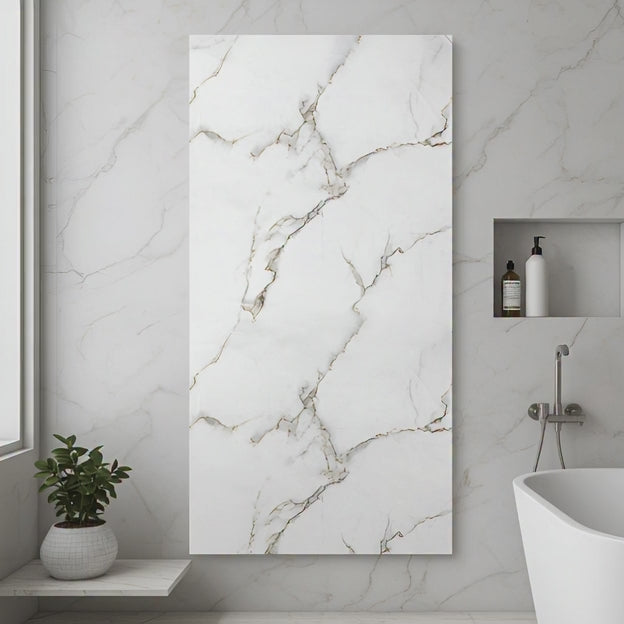 PVC Marble Sheet Bathroom Design