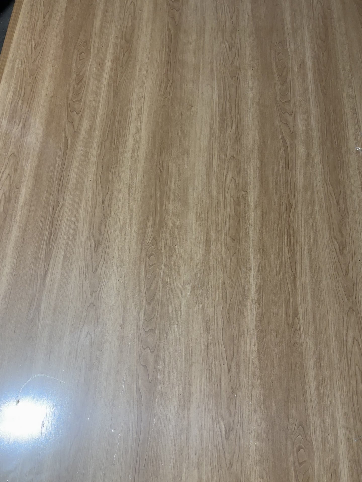 Elmwood Bamboo Charcoal Wood Veneer Panel – 8x4 ft, 8 mm, Fireproof & Waterproof, Ideal for Living Rooms & Offices