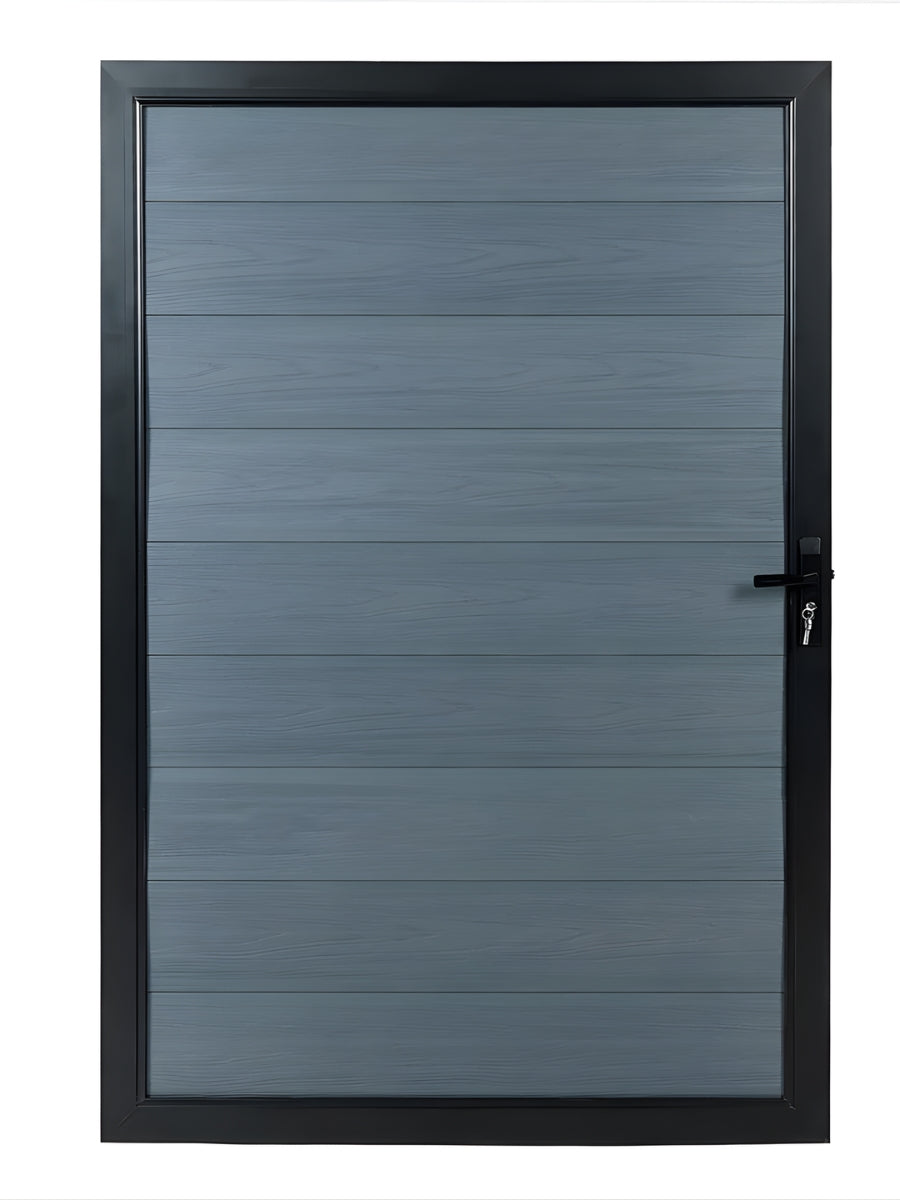 4ft x 6ft Composite Fence Gate – WPC Privacy Gate | Walnut, Black