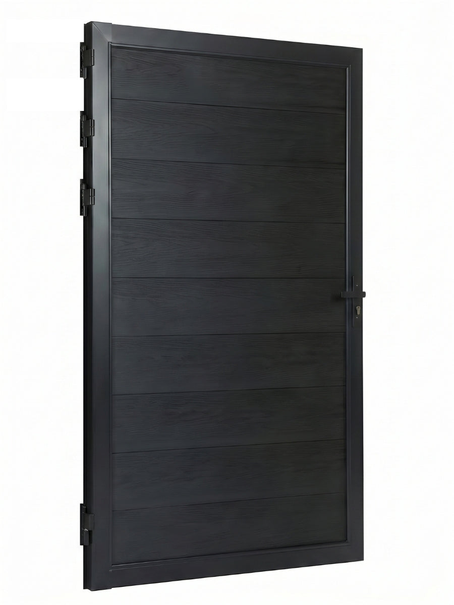 3ft x 6ft Composite Fence Gate – WPC Privacy Gate | Walnut, Black